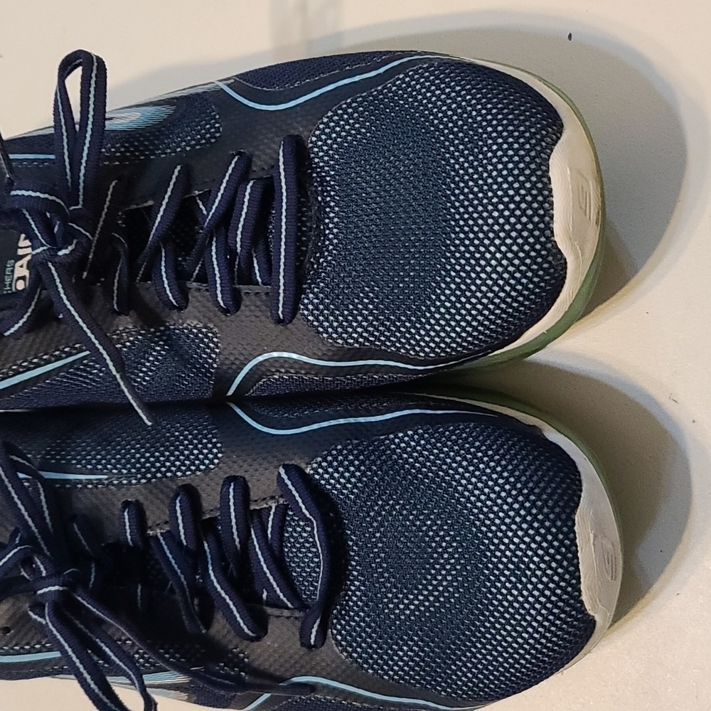 Skechers Goga‎ Max Go Air 2 Women's Sneakers Blue/Aqua Size 9 EUC - Picture 6 of 12